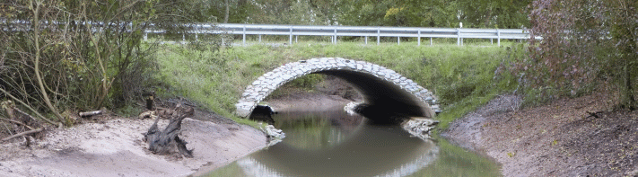 Neuer Durchlass an der Hofwaldschlut