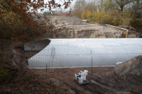 Durchlass aus Wellblechelementen